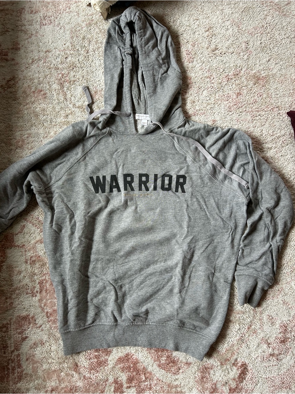Spiritual Gangster Gray "WARRIOR" Hoodie Sweatshirt